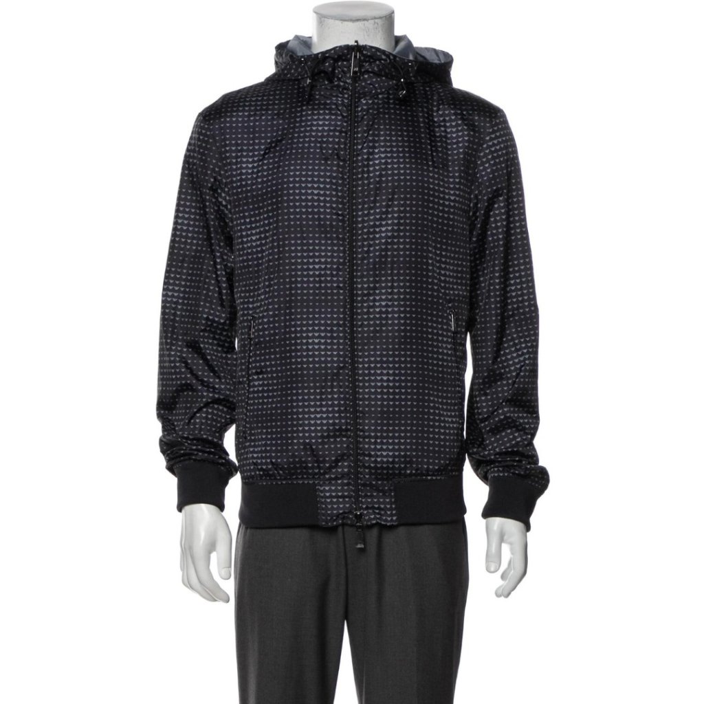 Armani Jeans Printed Puffer Coat W/ Tags Size: L 52